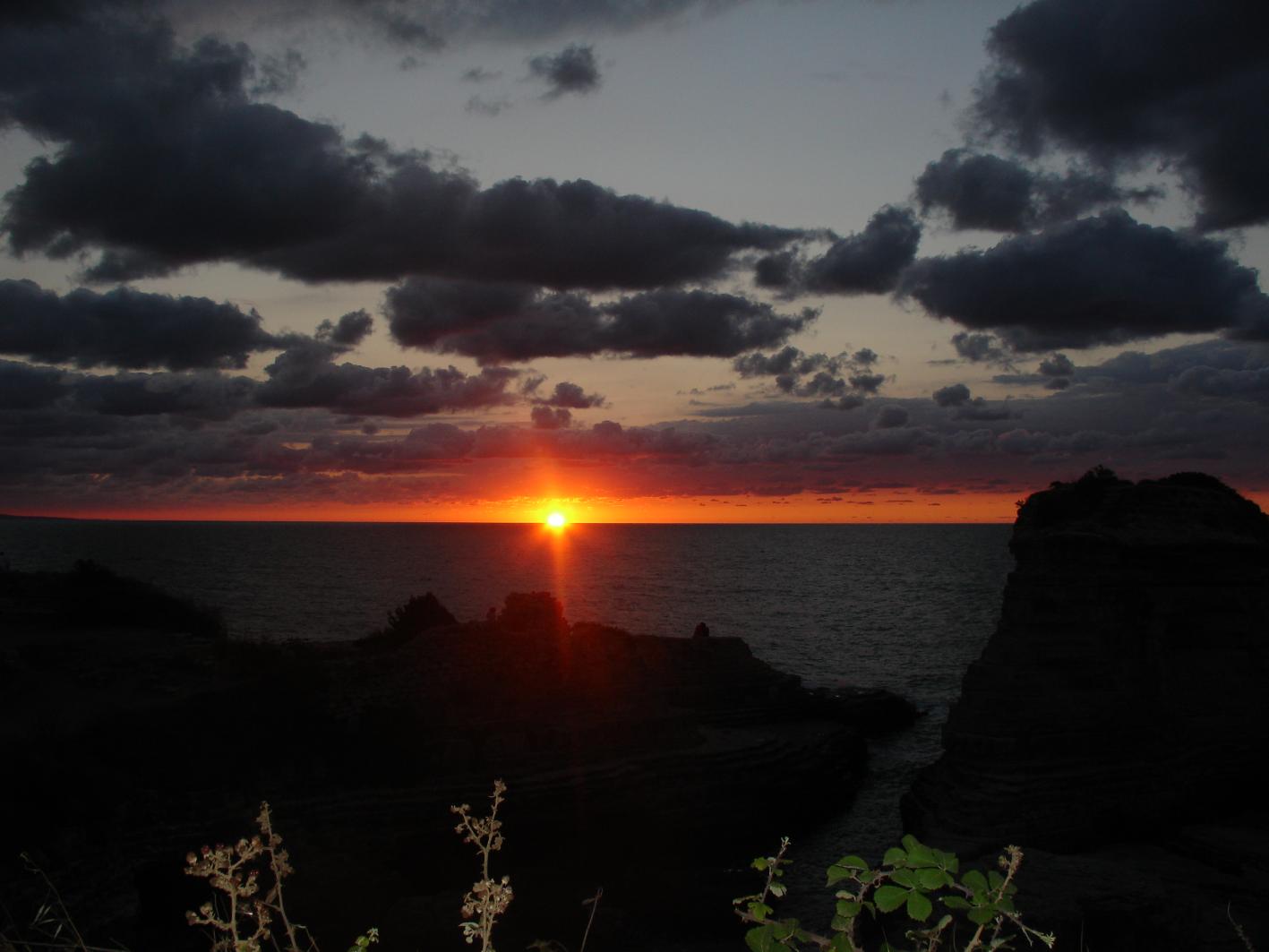 Sonnenuntergang am Schwarzen Meer - Karadeniz'de g�n batımı. www.aksanter.com